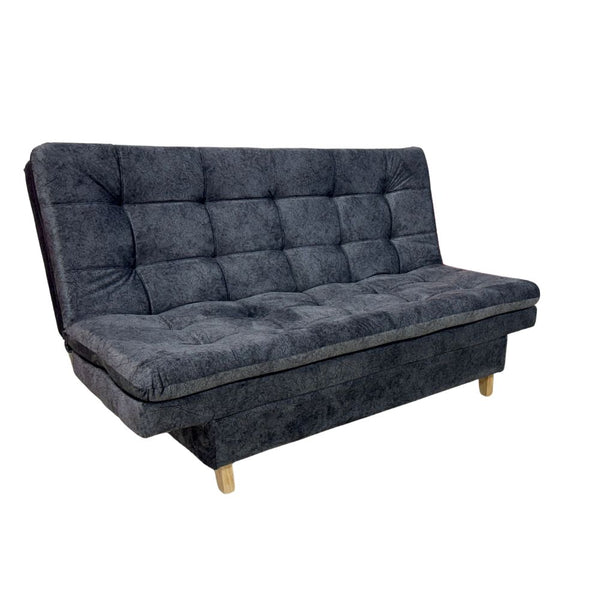 Sofa Cama 3 Posiciones Moscu 160cm Tela Amigable a Las Mascotas Gris - Fabrica Online
