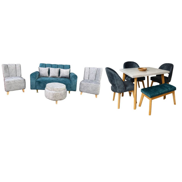 Combo Sala Palma + Comedor Miami - Fabrica Online