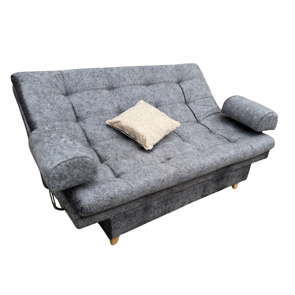 Juego de Sala Huevo Reclinable Color Gris y Marfil - Fabrica Online