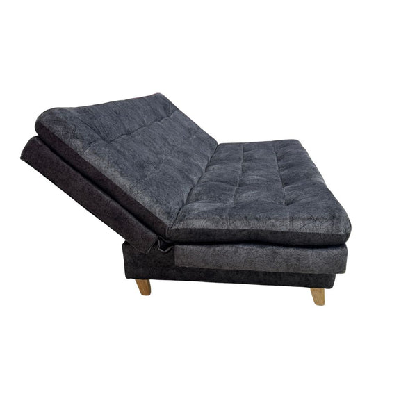 Sofa Cama 3 Posiciones Moscu 160cm Tela Amigable a Las Mascotas Gris - Fabrica Online