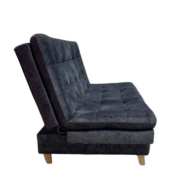 Sofa Cama 3 Posiciones Moscu 160cm Tela Amigable a Las Mascotas Gris - Fabrica Online