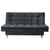 Sofa Cama 3 Posiciones Moscu 160cm Tela Amigable a Las Mascotas Gris - Fabrica Online