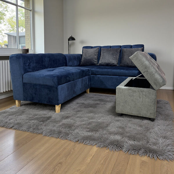 Sala Multifuncional 160cm Tela Antifluido Azul