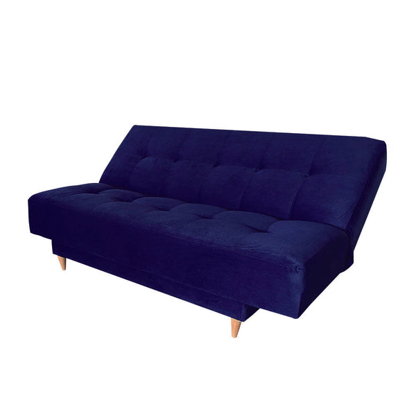 Sofá Cama Fusión London Antifluido Azul - Arte K Muebles