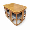 Juego de Comedor 6 Puestos Ahorrador de Espacio Madera - Fabrica Online