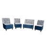 Juego de Sala Funcional Cubo Deko Trebol Tela Antifluido - Fabrica Online