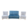 Juego de Sala Moderna Palma Sofa Cama Baul + 2 Sillas - Fabrica Online