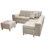 Combo Sala Multifuncional + Comedor Miami Marfil - Fabrica Online