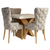 Juego de Comedor Arista 4 Puesto Color Gris - Fabrica Online