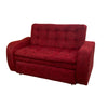 Sofá Cama Funcional Premium Tela Rojo Vino - Arte K Muebles
