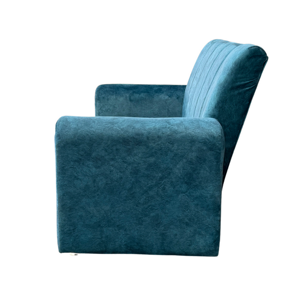Sofa 2 Puestos Palma Tela Amigable a las Mascitas Azul - Fabrica Online