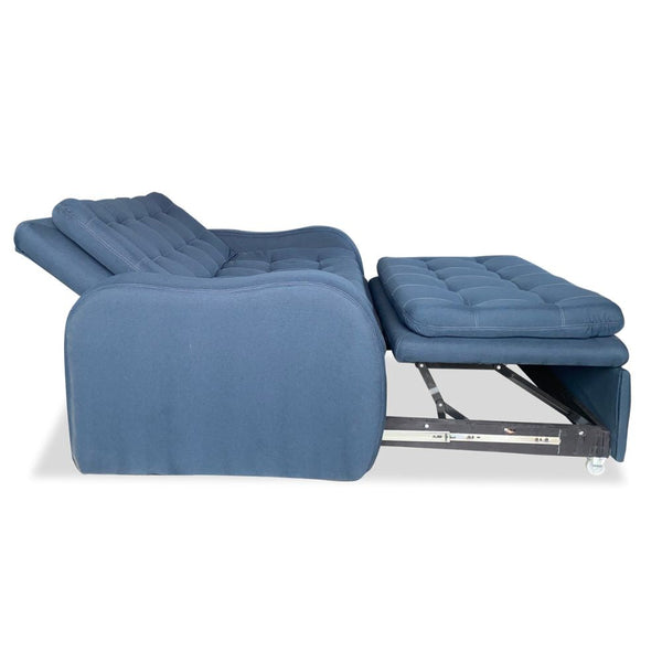 Sofá Cama Funcional Premium Tela Azul - Arte K Muebles