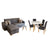 Combo Sala Cama Montealegre + Comedor Escandinavo - Fabrica Online