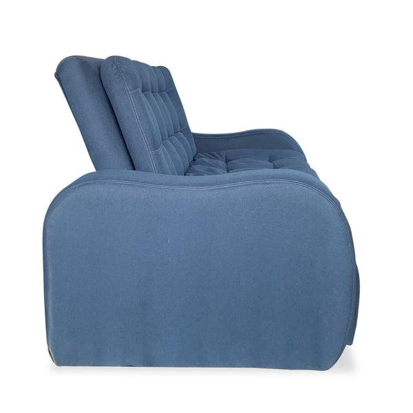 Sofá Cama Funcional Premium Tela Azul - Arte K Muebles