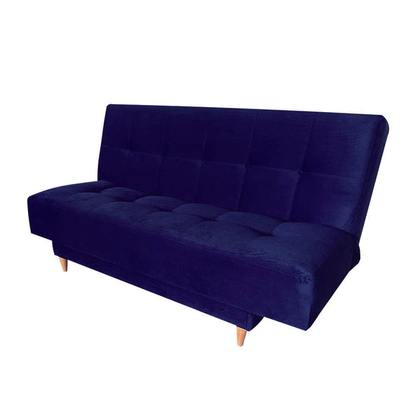 Sofá Cama Fusión London Antifluido Azul - Arte K Muebles